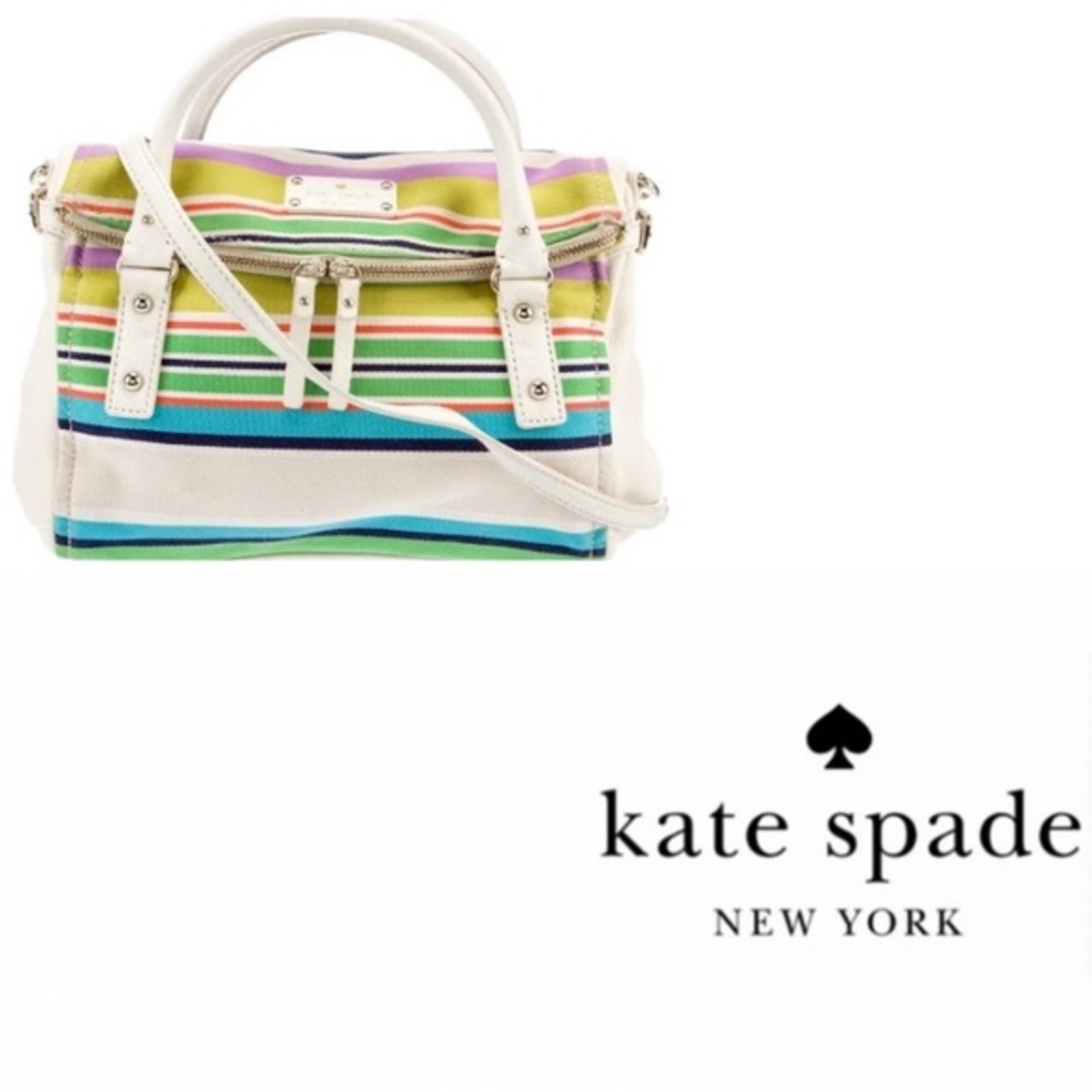 Kate Spade Cobble Hill Striped Leslie Bag
